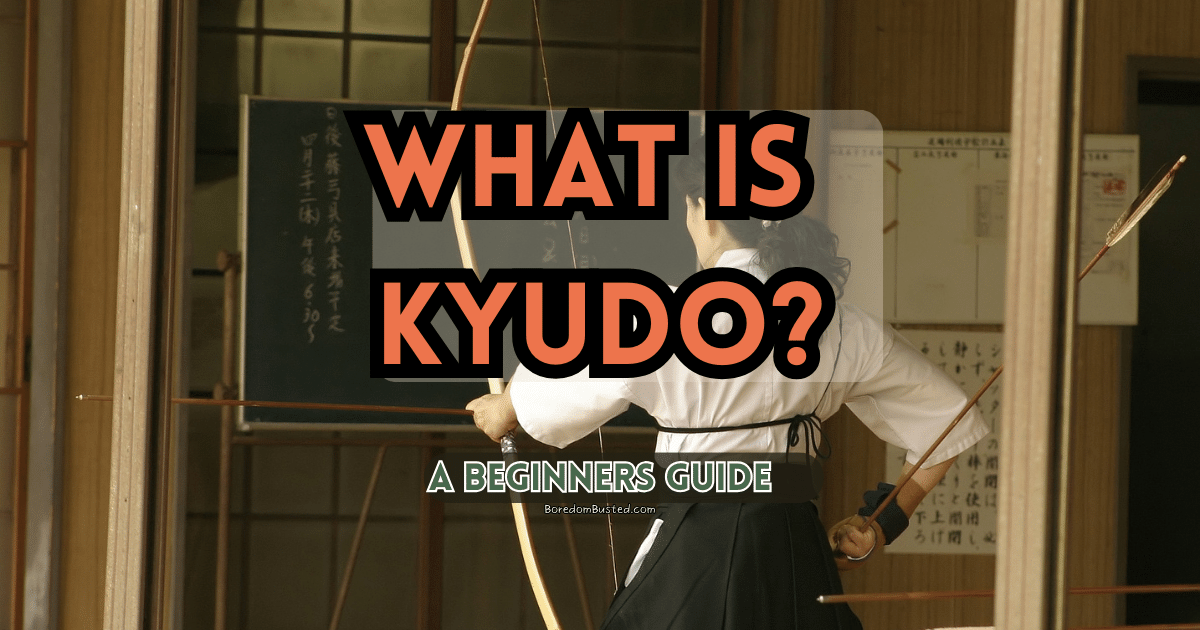 A beginner's guide to kyudo, person in traditional Japanese clothing and traditional bow
