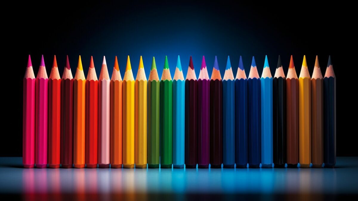 Lightfast colored pencils