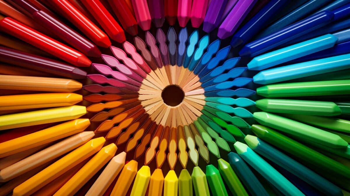 blending colored pencils